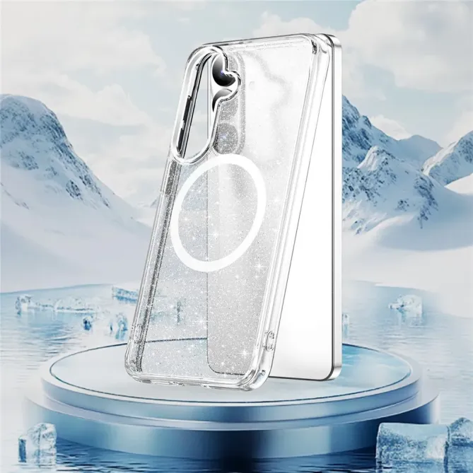 Coque Samsung Galaxy S26 Paillettes Magnétique | Crystal Mag