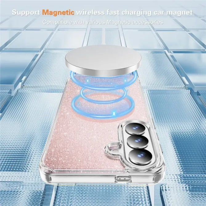 Coque Samsung Galaxy S26 Paillettes Magnétique | Crystal Mag