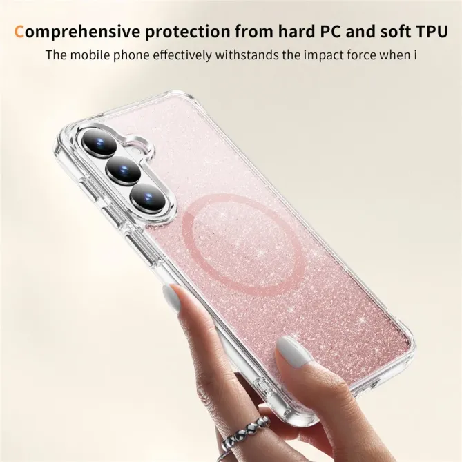 Coque Samsung Galaxy S26 Paillettes Magnétique | Crystal Mag