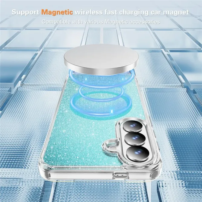 Coque Samsung Galaxy S26 Paillettes Magnétique | Crystal Mag