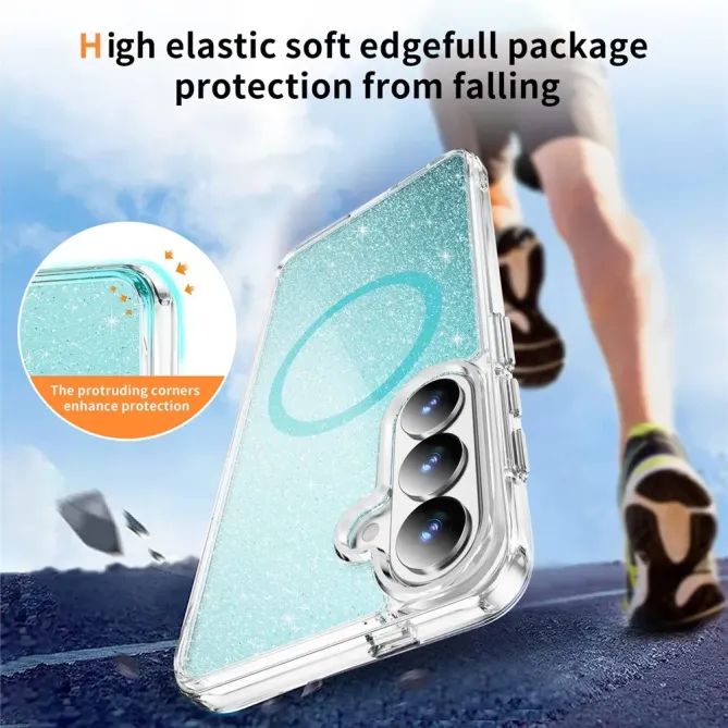 Coque Samsung Galaxy S26 Paillettes Magnétique | Crystal Mag