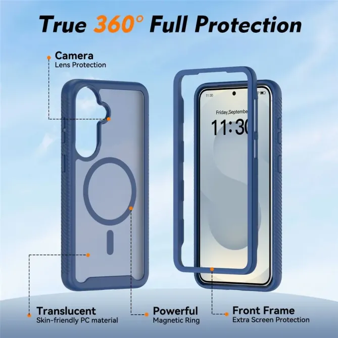 Coque Samsung Galaxy S26 Magnétique Translucide Mate