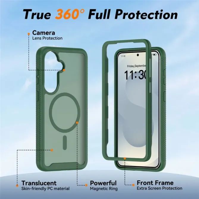 Coque Samsung Galaxy S26 Magnétique Translucide Mate