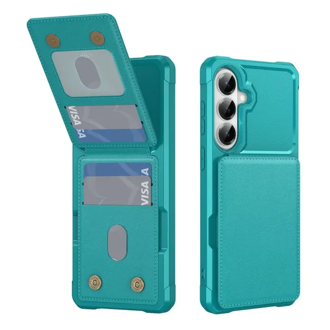 Coque Samsung Galaxy S26 Porte-carte et Support Simili Cuir