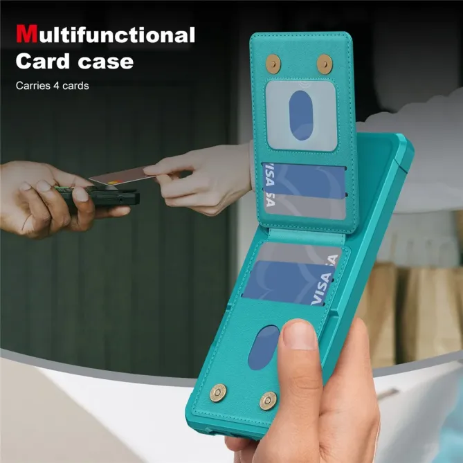 Coque Samsung Galaxy S26 Porte-carte et Support Simili Cuir