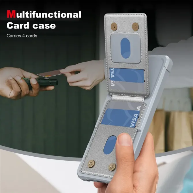 Coque Samsung Galaxy S26 Porte-carte et Support Simili Cuir