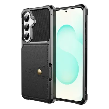 Coque Samsung Galaxy S26 Porte-cartes Simili Cuir et TPU