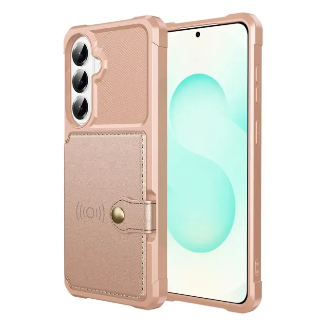 Coque Samsung Galaxy S26 Porte-cartes Simili Cuir et TPU