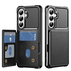 Coque Samsung Galaxy S26 Porte-carte et Support Coins Renforcés