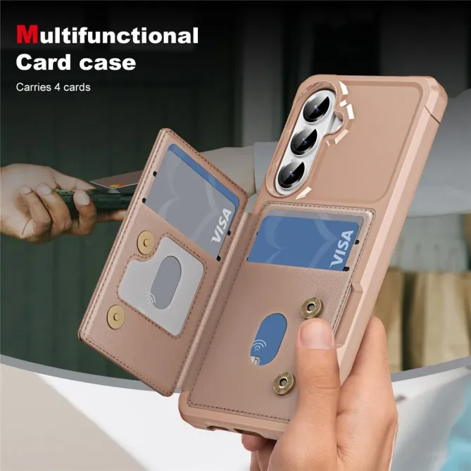 Coque Samsung Galaxy S26 Porte-carte et Support Coins Renforcés