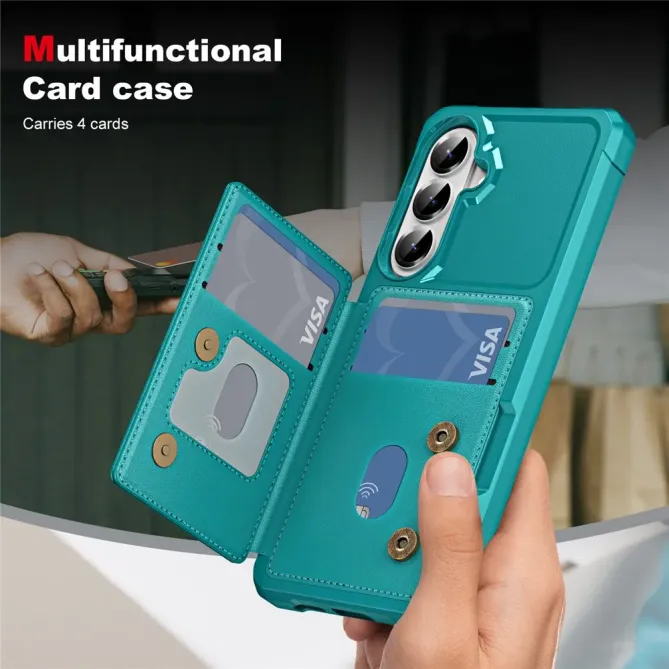 Coque Samsung Galaxy S26 Porte-carte et Support Coins Renforcés