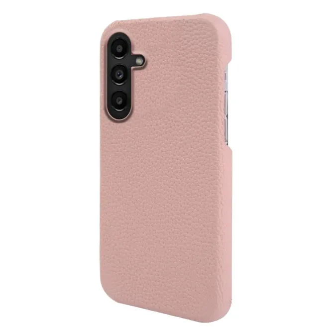 Coque Samsung Galaxy S26 Magnétique Cuir Véritable Litchi