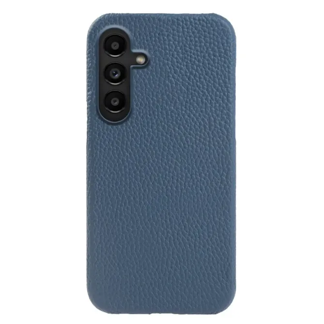 Coque Samsung Galaxy S26 Magnétique Cuir Véritable Litchi