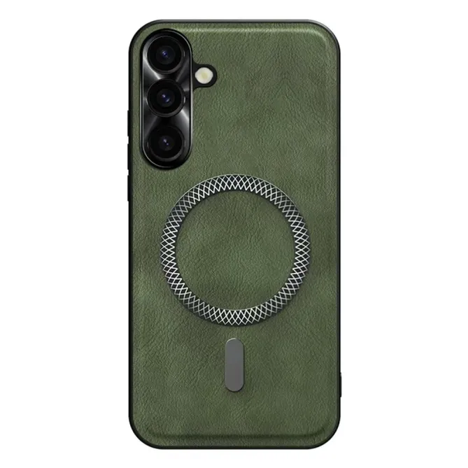 Coque Samsung Galaxy S26 Protection Caméra Métal et Dos Cuir