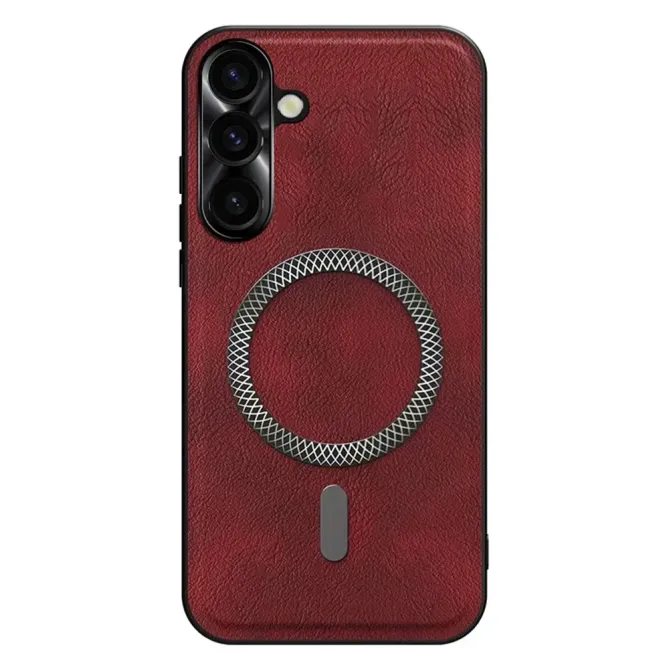 Coque Samsung Galaxy S26 Protection Caméra Métal et Dos Cuir