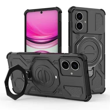 Coque Samsung Galaxy S26 Antichoc avec Anneau Métallique