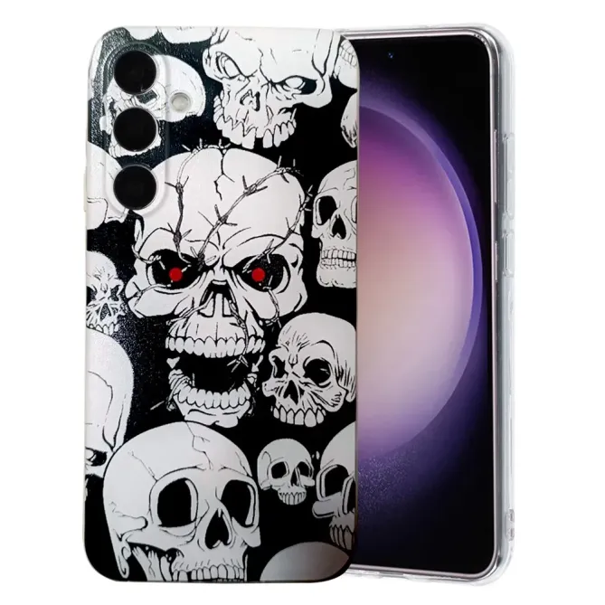 Coque Samsung Galaxy S26 Têtes de Mort Gothique