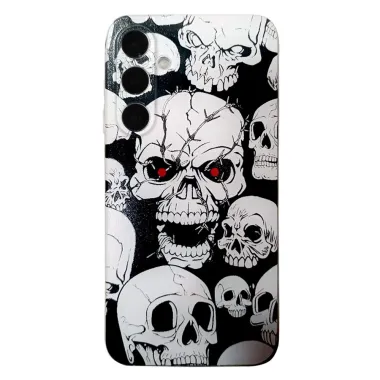 Coque Samsung Galaxy S26 Têtes de Mort Gothique