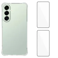 Pack Samsung Galaxy S26 | Coque Coins Renforcés avec 2 Verre Trem