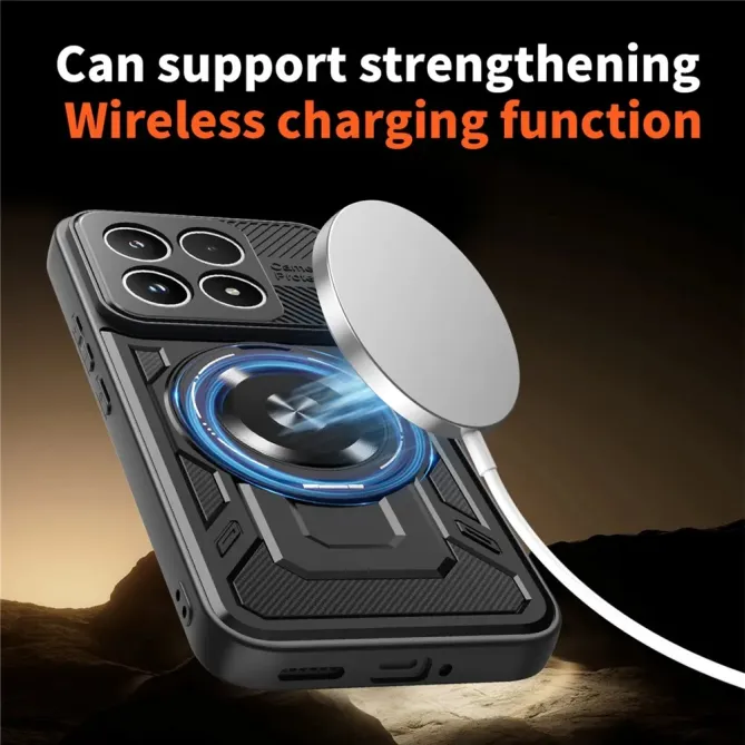 Coque Xiaomi 17 Magnétique avec Support Rotatif