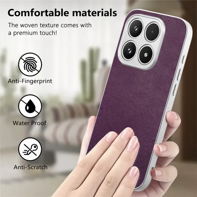 Coque Xiaomi 17 Magnétique à Motif Nœud Papillon en Simili Cuir