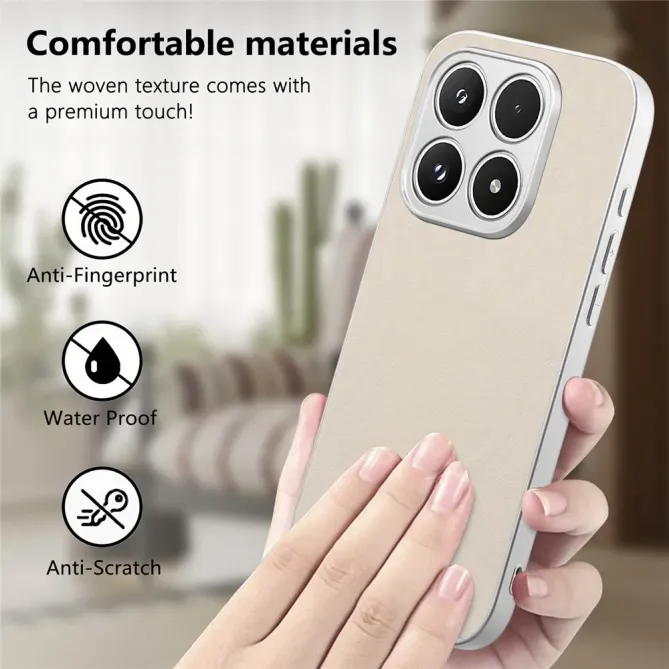 Coque Xiaomi 17 Magnétique à Motif Nœud Papillon en Simili Cuir