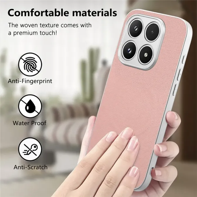 Coque Xiaomi 17 Magnétique à Motif Nœud Papillon en Simili Cuir
