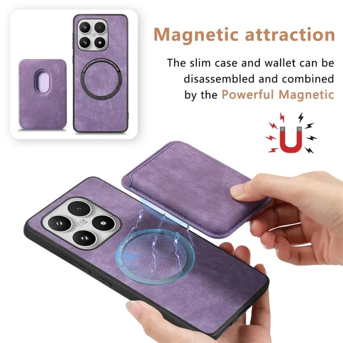 Coque Xiaomi 17 avec porte-cartes magnétique | Montparnasse