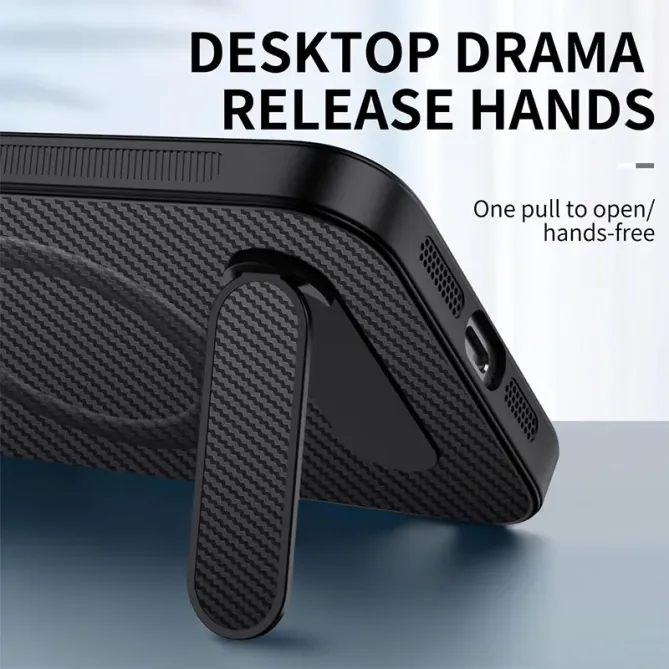 Coque Xiaomi 17 Carbone Magnétique avec 2 Verres Trempés