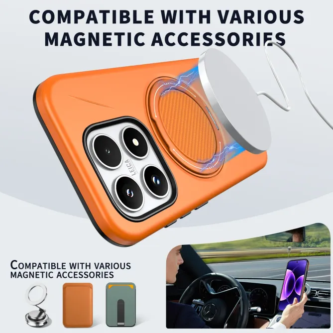 Coque Xiaomi 17 Magnétique avec Anneau Rotatif | Orbit-Shield