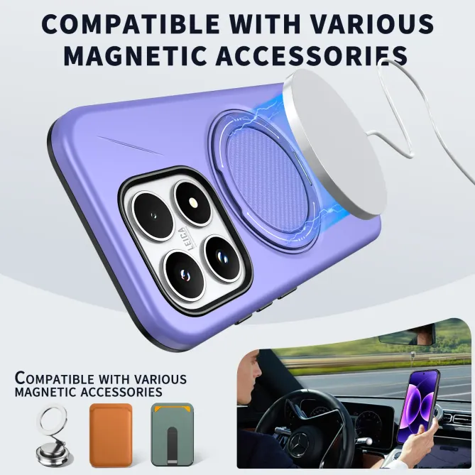 Coque Xiaomi 17 Magnétique avec Anneau Rotatif | Orbit-Shield