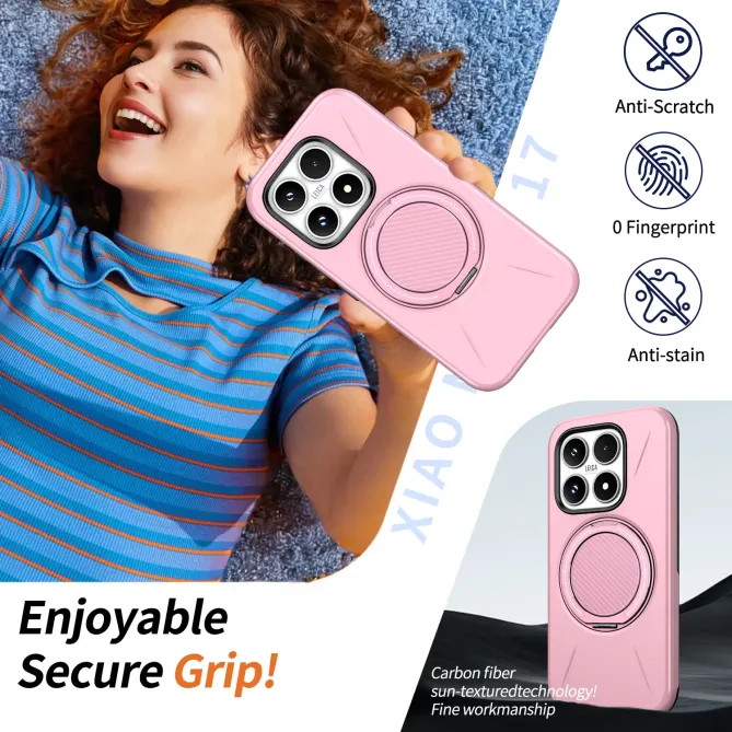 Coque Xiaomi 17 Magnétique avec Anneau Rotatif | Orbit-Shield