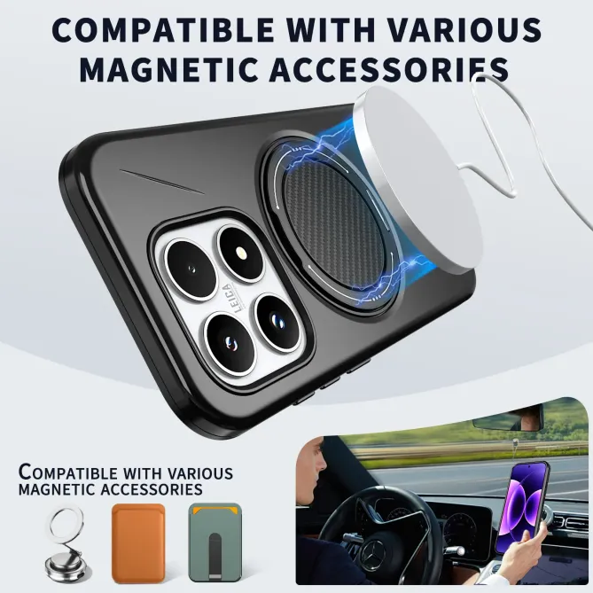 Coque Xiaomi 17 Magnétique avec Anneau Rotatif | Orbit-Shield