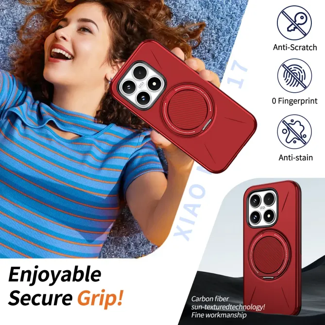 Coque Xiaomi 17 Magnétique avec Anneau Rotatif | Orbit-Shield