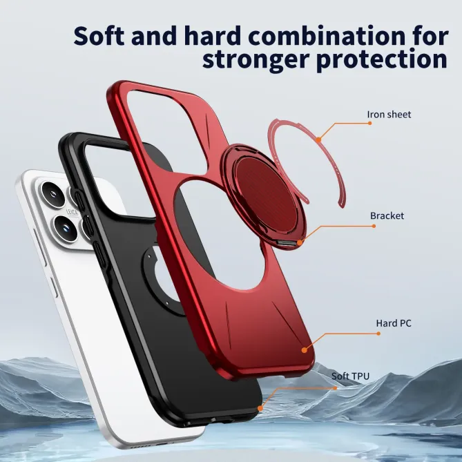 Coque Xiaomi 17 Magnétique avec Anneau Rotatif | Orbit-Shield