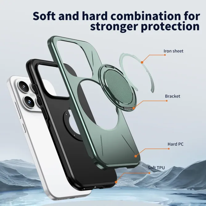 Coque Xiaomi 17 Magnétique avec Anneau Rotatif | Orbit-Shield