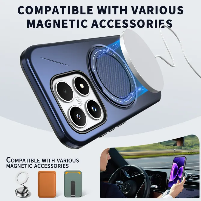 Coque Xiaomi 17 Magnétique avec Anneau Rotatif | Orbit-Shield