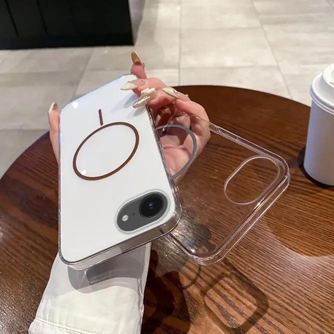 Coque iPhone 16e / 17e Transparente Magnétique MagSafe