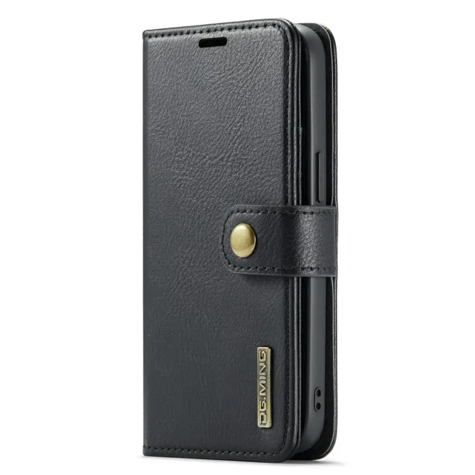 Housse iPhone 17e / 16e DG.MING détachable en cuir véritable