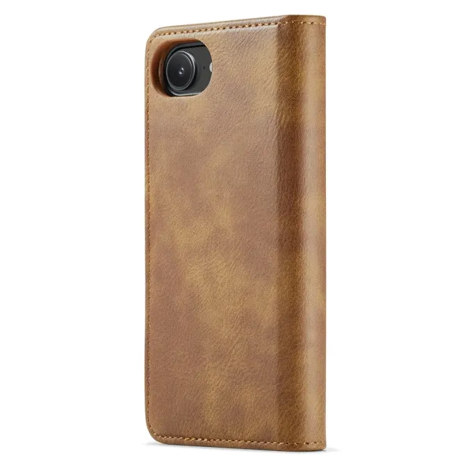 Housse iPhone 17e / 16e DG.MING détachable en cuir véritable