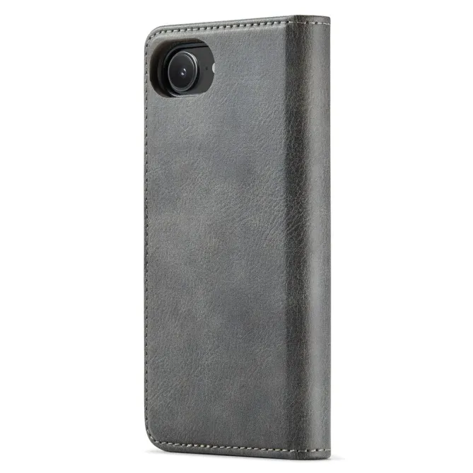 Housse iPhone 17e / 16e DG.MING détachable en cuir véritable