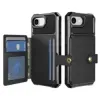 Coque iPhone 17e / 16e Porte-cartes Simili Cuir et TPU