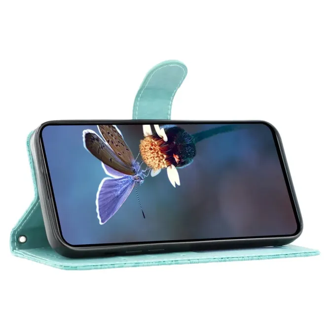 Housse iPhone 17e / 16e Fleurs Dentelle en Simili Cuir