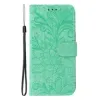 Housse iPhone 17e / 16e Fleurs Dentelle en Simili Cuir