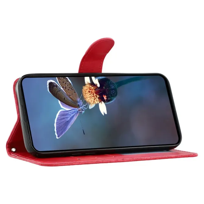 Housse iPhone 17e / 16e Fleurs Dentelle en Simili Cuir