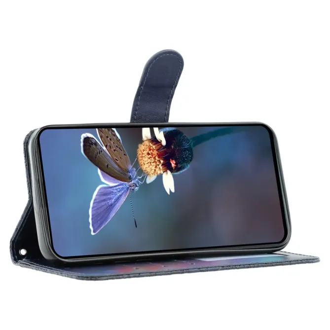 Housse iPhone 17e / 16e Fleurs Dentelle en Simili Cuir
