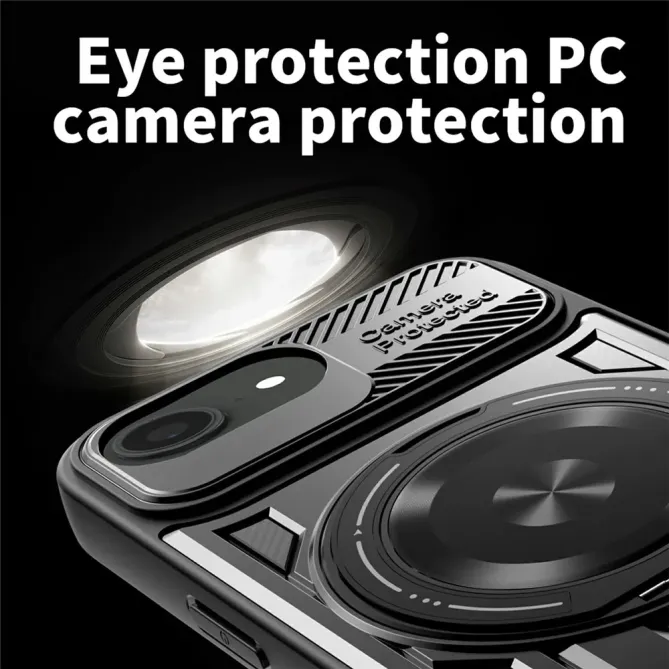 Coque iPhone 17e / 16e Magnétique avec Anneau Support Rotatif