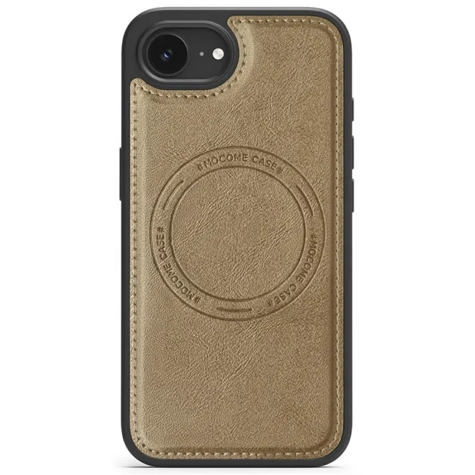 Coque iPhone 17e / 16e Compatible MagSafe Effet Cuir