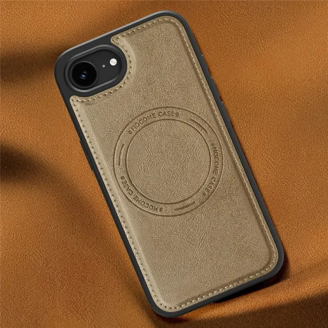 Coque iPhone 17e / 16e Compatible MagSafe Effet Cuir