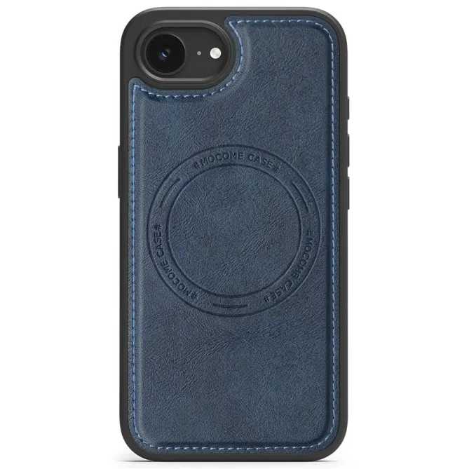 Coque iPhone 17e / 16e Compatible MagSafe Effet Cuir